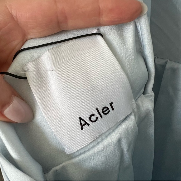 Acler Palms Dress in Sky Blue - Picture 13 of 16